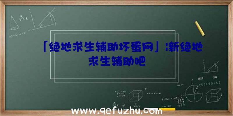 「绝地求生辅助坏蛋网」|新绝地求生辅助吧